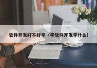 软件开发好不好学（学软件开发学什么）