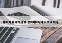 郑州专业网站建设（郑州网站建设技术支持）